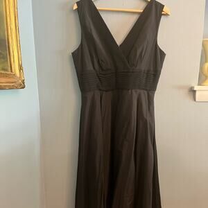 J. Peterman Silk Blend Midi Dress